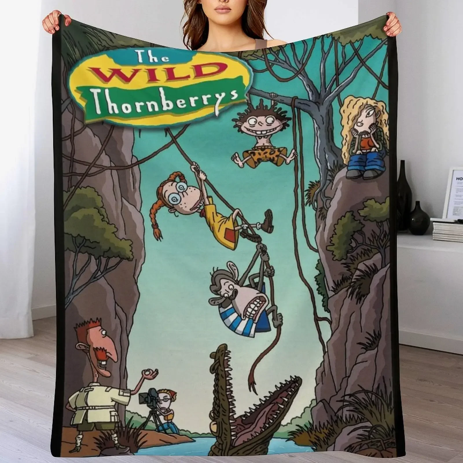 ワイルド・ソーンベリーズ スローブランケット カスタムソファ - Christmas Throw Blanket のレビューと価格