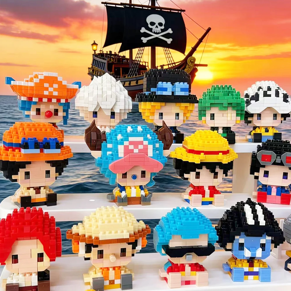 アニメキャラクターモデル ルフィ 3Dミニマイクロブロックセ - Lego Set Technic のレビューと価格