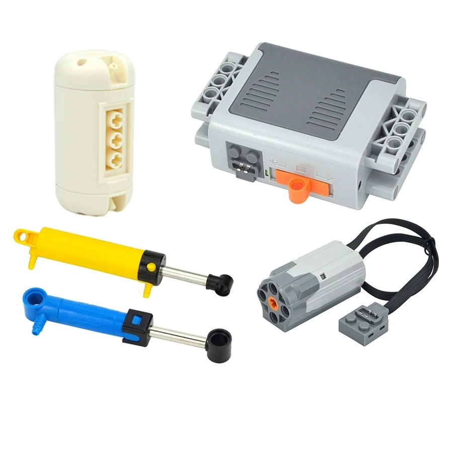 自動電気圧縮機ビルディングブロック,空気圧エアタンクロボット - Lego Set Technic のレビューと価格