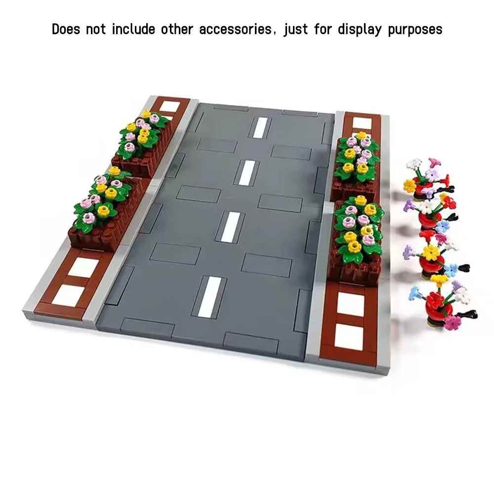 市道路ストリートベースプレートビルディングブロックレンガ歩行 - Lego Set City のレビューと価格