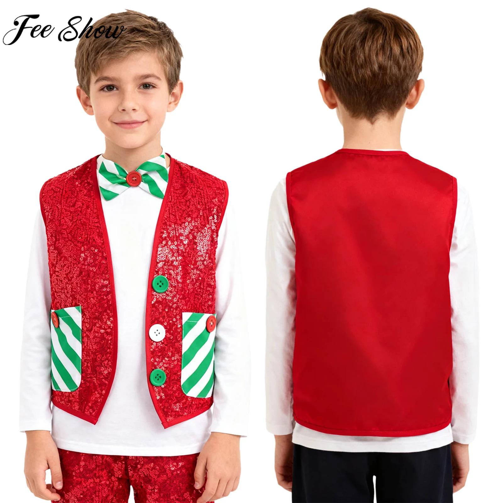 男の子 女の子 クリスマスパーティー サンタ エルフ コスプ - Elf Costume Christmas のレビューと価格