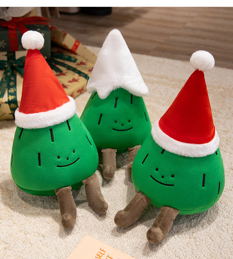 2026年版 カートゥーンクリスマスツリーぬいぐるみ 30c - Santa Hat Plush のレビューと価格