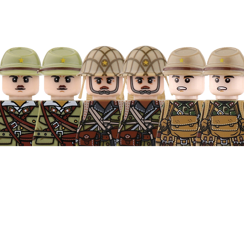 第二次世界大戦の軍歩兵 日本兵フィギュア 組み立てブロック  - Lego Set City のレビューと価格